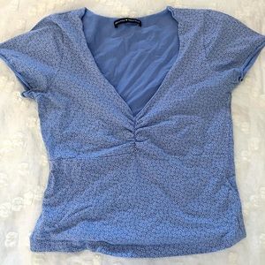 Brandy Melville Flower Print Gina Top